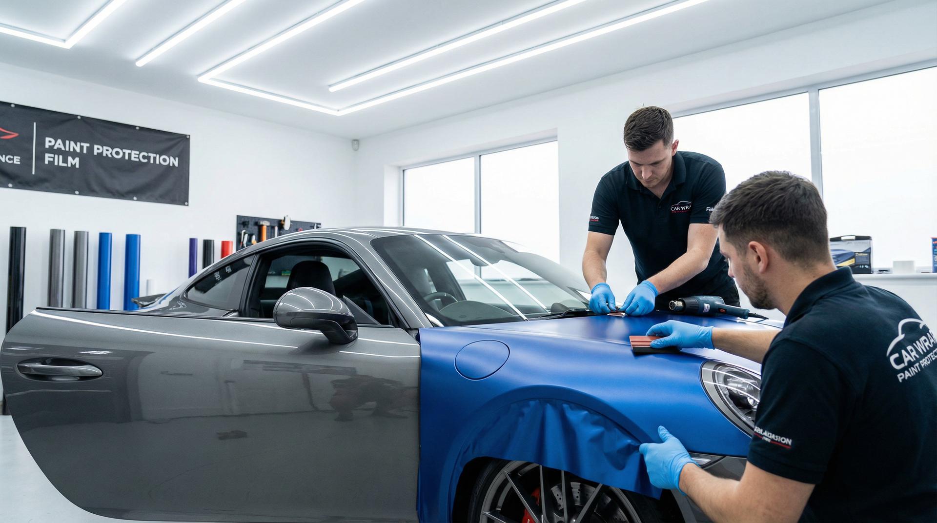 16岁视频车身贴膜改色视频